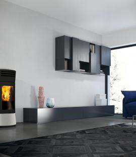 Edilkamin Cherie Up Keramiek - Salt and pepper