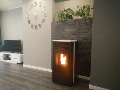 Gewoon mooi, deze witte Edilkamin Nara